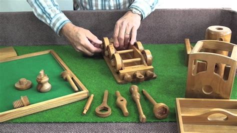 Handcrafted Wooden Toys With Tools The Steam Engine Wooden Toys