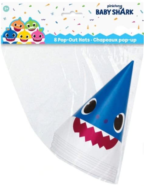 Baby Shark Party Hats Etsy