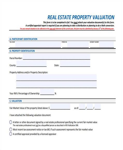 2023 Property Evaluation Form Fillable Printable Pdf And Forms Handypdf