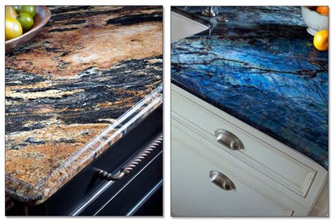 Two Unique Pieces Of Blue Granite Unique Countertops Granite Quartz