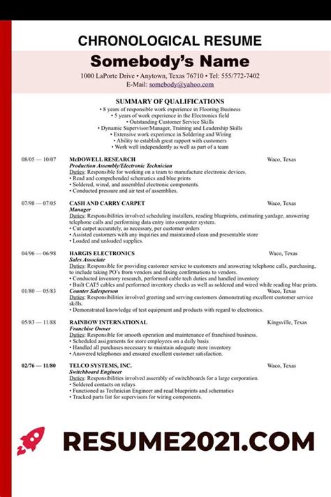 Resume examples see perfect resume why are simple resume templates in such high demand? Latest Resume Format Guide for 2021 ⋆ [+20 NEW RESUME ...