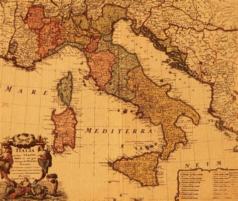 Antica Mappa Cartina Italia Images