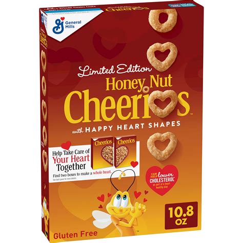 Buy Honey Nut Cheerios Heart Y Cereal Gluten Free Cereal With Whole Grain Oats 108 Oz Online