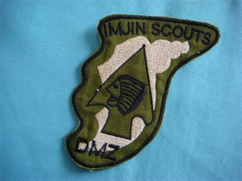 Korea War Patch Us 2nd Infantry Division Imjin Scouts Dmz Ebay