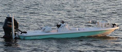 Throttled up and shot across the whitecaps at highway speed. LAKE AND BAY BOCA GRAND BAY BOAT 21FT. — Florida Sportsman