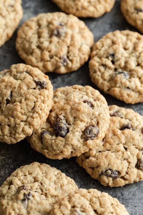 Soft Chewy Oatmeal Raisin Cookies Baked By An Introvert