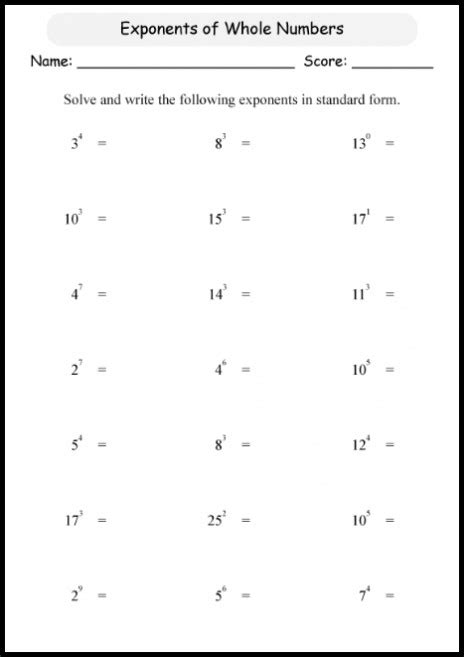 Complete explanations and answer keys! Printable math worksheets for seventh graders