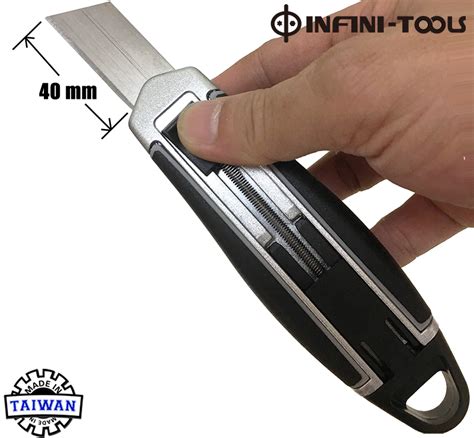Self Retracting Safety Utility Knife Spring Loaded Safety