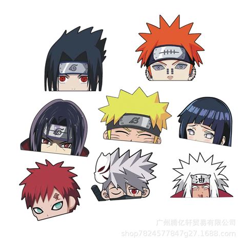 9 Styles Naruto Kakashi Uchiha Sasuke Cartoon Anime Car Sticker China