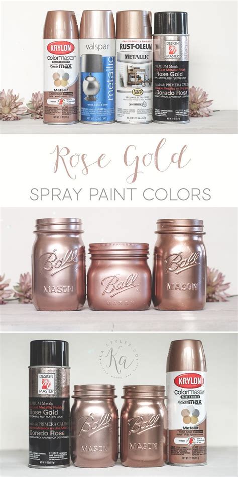 Maybe you would like to learn more about one of these? Rose gold spray paint colors. Krylon, Design Master and ...