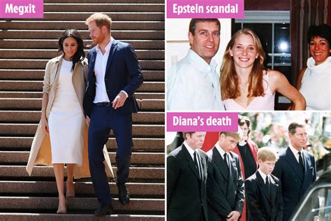 eight royal scandals that shocked the world from prince andrew s fall from grace to meghan s