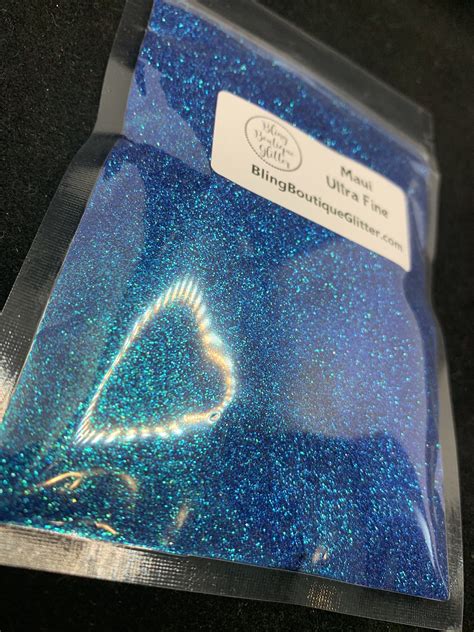 Maui Fine Blue Glitter Color Shifting Glitter Fine Glitter Etsy