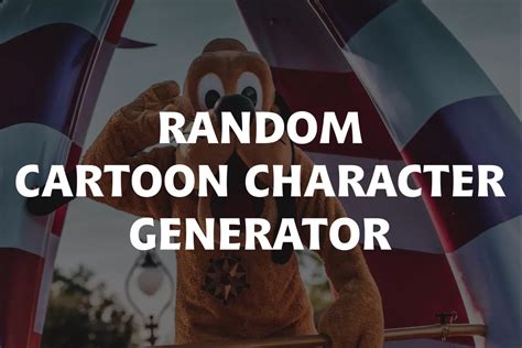Random Cartoon Character Generator