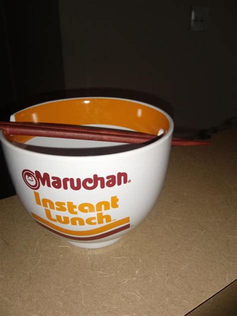 Maruchan Ramen Bowl With Chopsticks Maruchan Ramen Bowl Bowl