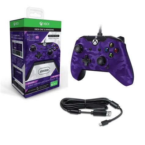 Pdp Xbox One Pad Przewodowy Deluxe Camo Purple 9090679481 Oficjalne