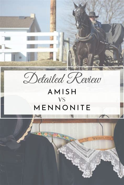 Amish Vs Mennonite What S The Difference Pennsylvania Dutch Recipes