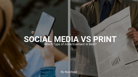 Print Advertising Vs Social Media Advertising