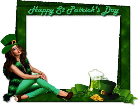 ♣ Saint Patrick Cadre Png St Patricks Day Frame Png ♣