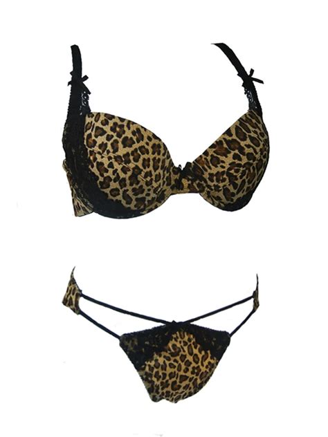 2015new leopard print black lace women underwear bras sexy lingerie big size padded cup push up