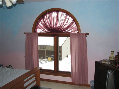 When a wall has only one window or has tall and thin windows, a full sheet curtain can give you an opportunity to make a big and bold statement with the pattern and style. ARCH WINDOW DRAPERY. ARCH WINDOW - 8X8 GAZEBO CANOPY ...