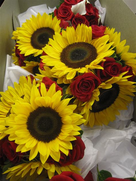 Sunflowers and Roses Parts that are closer to the observer should be drawn first.