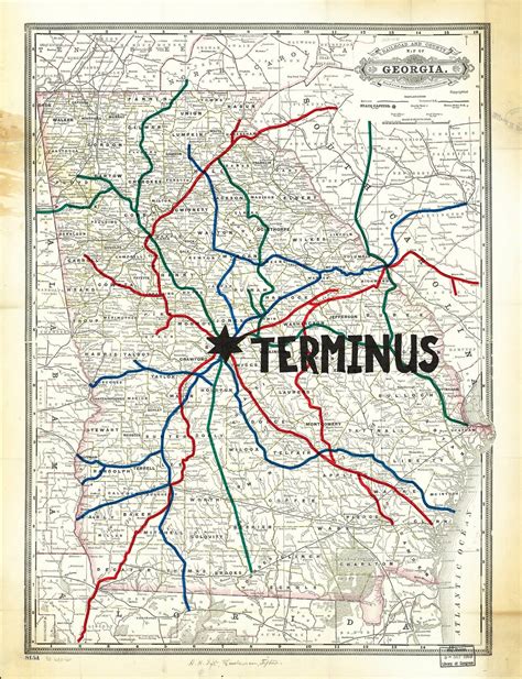 Image Terminus Rail Map Walking Dead Wiki Fandom Powered By Wikia