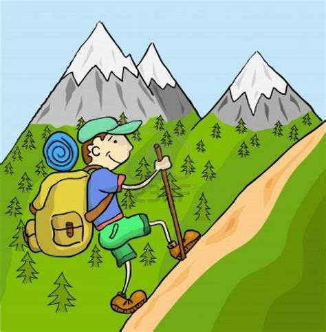 Download High Quality Mountains Clipart Hiking Transparent Png Images