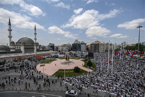 Taksim Square Center Of Unity