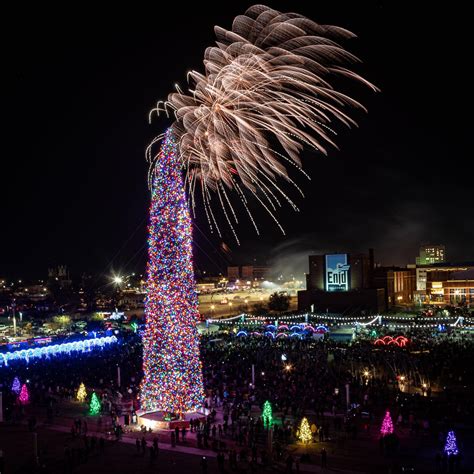 140 Foot Cut Christmas Tree It Is Currently The Worlds Tallest On