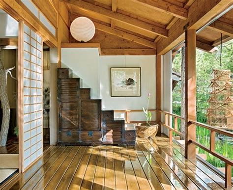 Housing in japan includes modern and traditional styles. Traditional Japanese House Design with Stunning Forest | HomeMydesign