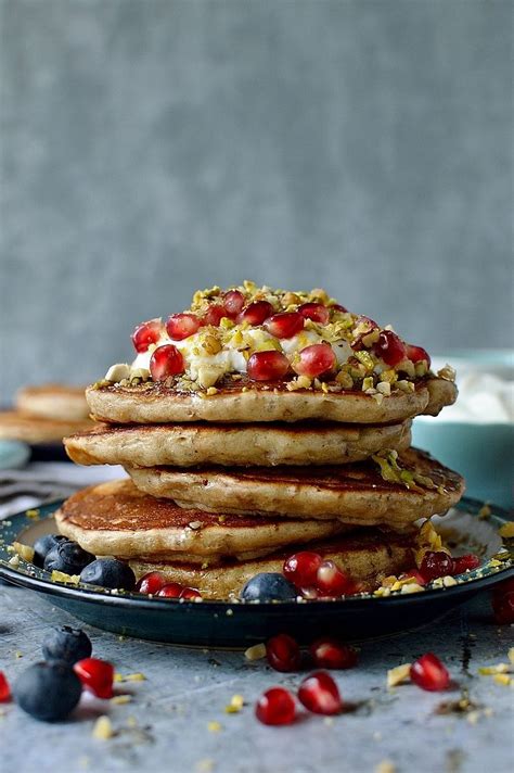 Baklava Pancakes Soft Fluffy Greek Yoghurt Pancakes Flavoured With