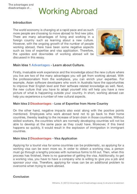 You can view solutions for. Advantage and disadvantage int | Essay examples ...