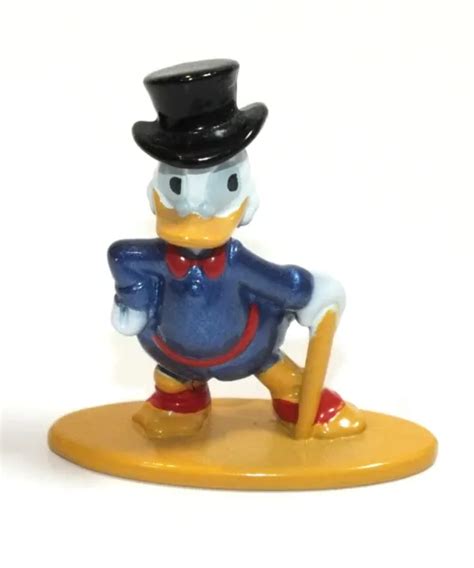 Vintage Disney Scrooge Mcduck Metal Figure Figurine Donald Ducks Uncle