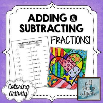 Gina wilson all things algebra 2014 answers. Adding and Subtracting Fractions Coloring Activity ...