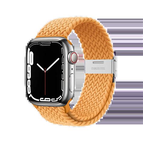 Nylon Apple Watch Strap Orange Caseface