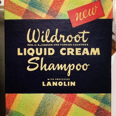 Wildroot Liquid Cream Shampoo