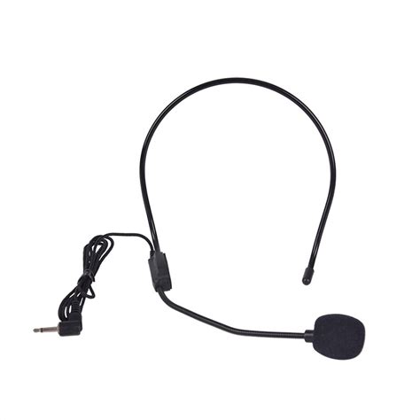 Dynamic Wired Headset Microphone 35mm With Moving Coil Earphone And
