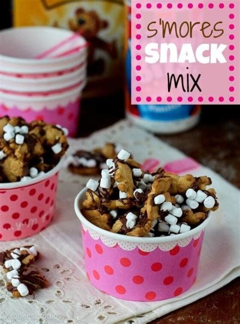 S Mores Snack Mix Super Easy No Bake Snack Recipe