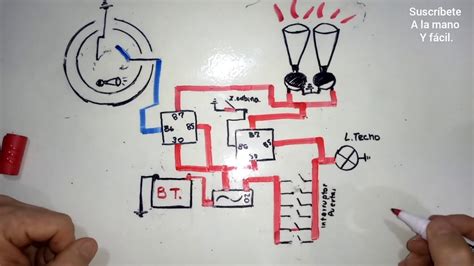 Diagrama Circuito Alarma Sencilla Para Autos FÁcil Paso A Paso Youtube