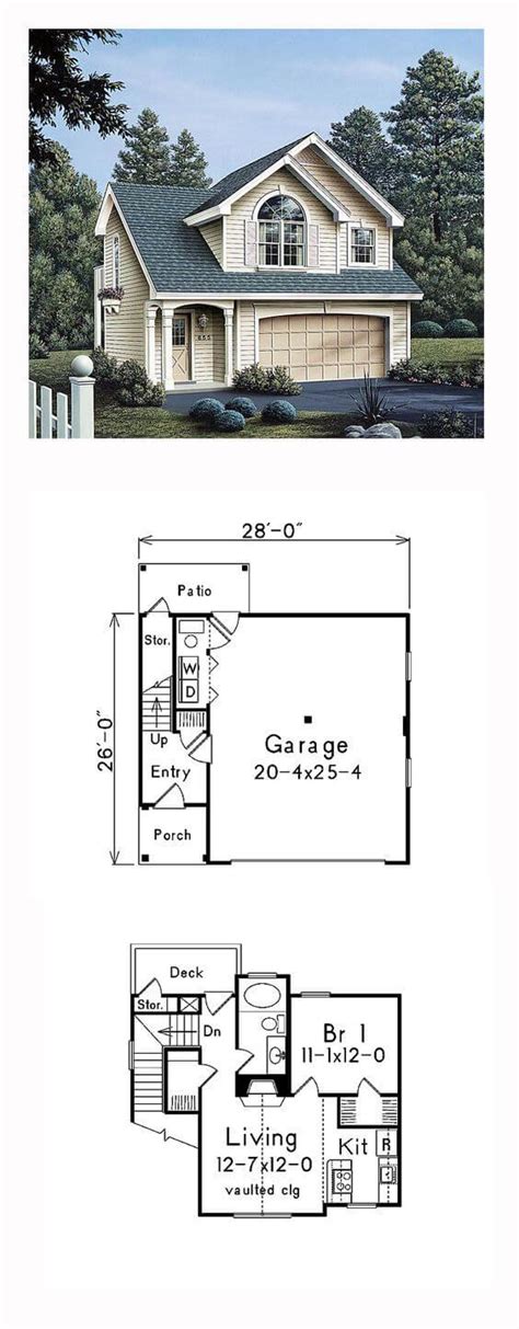 Garage loft plans are similar to garage apartment plans because they provide parking on the main level, but they are different in that they do not necessarily offer finished living space upstairs. The Ideas of Using Garage Apartments Plans - TheyDesign ...