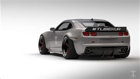 Widebody Kit For Chevy Camaro Modeling And Visualization Of Body Kit