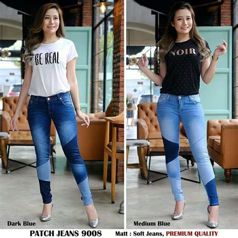 Celana Jeans Cewek On Instagram “patch 9008 Premium Quality Harga Size 27 30 Rp205000