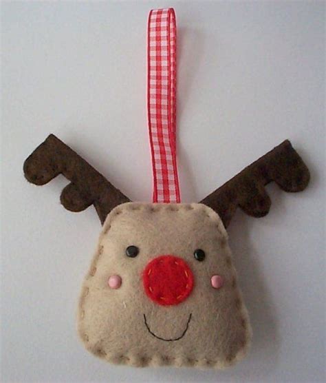 Bulk Buy 12 Handmade Reindeer Felt Christmas By Paperandstringbulk