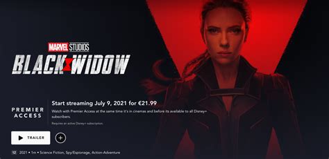 Disney Plus Launches Black Widow Page Ahead Of July 9th Release