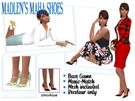 Sims 4 Madlens Maha Shoes By Sims4sue The Sims Game