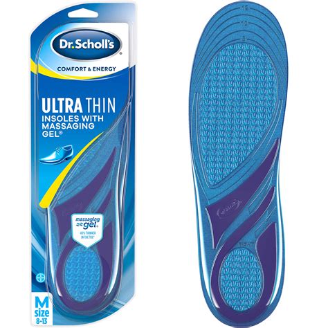Buy Dr Scholl S Ultra Thin Insoles Massaging Gel Insoles
