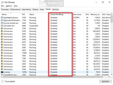 How To See If Power Throttling Is Enabled In Windows 10