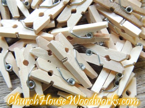 Mini Clothespins Wood Clothespins Natural Unpainted Tiny Etsy In 2021