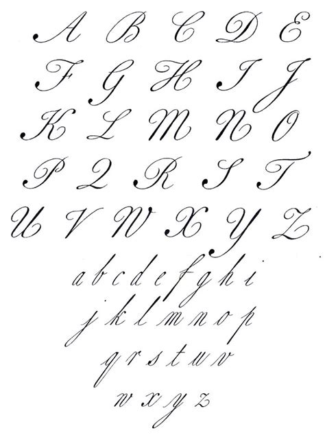 Modern Beautiful Handwriting Styles Alphabet Kundelkaijejwlascicielka