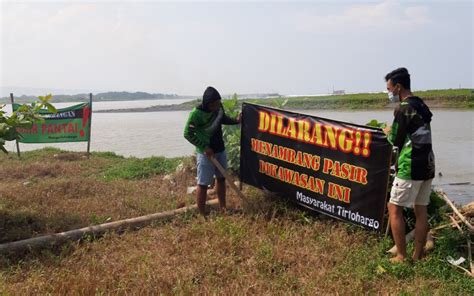 Warga Kalurahan Tolak Aktivitas Tambang Pasir Di Muara Sungai Opak